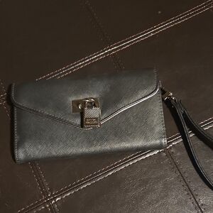 🔴Steve Madden Padlock Black Clutch Bag